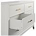 Westerleigh Comò Con 6 Cassetti In Mdf Bianco - Foto miniatura 2