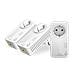 Powerline 600 Triple Pack EU V2 Confezione Tripla di 3 Adattatori Powerline 600 Colore Bianco - Foto miniatura 1