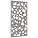 Decorazione Muro Giardino 105x55 Cm Foglia Acero Acciaio Corten - Foto miniatura 3