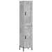 Credenza Grigio Cemento 34,5x34x180 Cm In Legno Multistrato - Foto miniatura 2