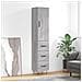 Credenza Grigio Sonoma 34,5x34x180 Cm In Legno Multistrato - Foto miniatura 1