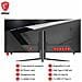 Monitor 40" Curvo Gaming MAG401QR 3440 x 1440 Pixel UltraWide Quad HD Tempo di risposta 1ms Frequenza di Aggiornamento 155Hz - Foto miniatura 7