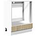Mobile Per Forno Rovere Sonoma 60x46x81,5 Cm Legno Multistrato - Foto miniatura 2