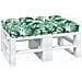 Cuscino Per Pallet Verde 120x80x12 Cm In Tessuto - Foto miniatura 3