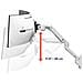 HX Series HX ARM WITH VERY HEAVY DUTY PIVOT WALL 144,8 cm (57") Parete - Foto miniatura 4