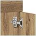 Mobile Lavabo Bagno Rovere Artigianale 60x38,5x46 cm Truciolato - Foto miniatura 2
