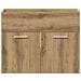 Mobile Lavabo Bagno Rovere Artigianale 60x38,5x46 cm Truciolato - Foto miniatura 8