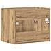 Mobile Lavabo Bagno Rovere Artigianale 60x38,5x46 cm Truciolato - Foto miniatura 9