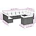 Set Divani Da Giardino 12 Pz Con Cuscini Beige In Polyrattan - Foto miniatura 3