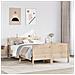 Letto Senza Materasso 120x200 Cm In Legno Massello Di Pino - Foto miniatura 1