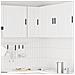 Pensile Da Cucina Ad Angolo Porto Bianco In Legno Multistrato - Foto miniatura 3
