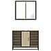 Set Mobili da Bagno 2 pz Rovere Sonoma in Legno Multistrato - Foto miniatura 5