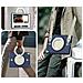 Custodia Per Ipad 9/8/7 10.2” Con Supporto E Tracolla Blu Navy - Foto miniatura 2