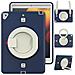 Custodia Per Ipad 9/8/7 10.2” Con Supporto E Tracolla Blu Navy - Foto miniatura 4