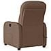 Poltrona Massaggiante Reclinabile Marrone in Tessuto - Foto miniatura 5