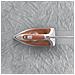 Virtuo 30 FV2C40E0 ferro da stiro Ferro da stiro a secco e a vapore Piastra in Ceramica 2000 W Pesca, Bianco - Foto miniatura 9
