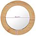 Specchio Da Parete 40 Cm In Legno Di Teak Rotondo - Foto miniatura 6