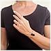 Bracciale Flessibile Regolabile In Argento Sterling 925, Nero - Foto miniatura 3