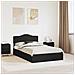 Letto con Contenitore Nero 135 x 190 cm Legno multistrato - Foto miniatura 2
