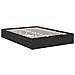 Letto con Contenitore Nero 135 x 190 cm Legno multistrato - Foto miniatura 6