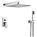 Set miscelatore doccia, Blackswan, tipo M73.14, modello cromato lucido, dimensioni 20x20 cm - Foto miniatura 1