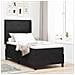 Letto a molle con materasso con led Nero 90 x 190 cm Velluto - Foto miniatura 2