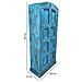 Armadio In Legno Fatto A Mano 90-100x37x170-195h Cm - Foto miniatura 4