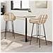 Sedia da Bar 2 pcs Naturale 55 x 52 x 105 cm Rattan e Ferro - Foto miniatura 3