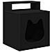 Casa per Gatti Nero 42,5 x 40 x 53,5 cm Legno multistrato - Foto miniatura 1