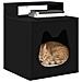 Casa per Gatti Nero 42,5 x 40 x 53,5 cm Legno multistrato - Foto miniatura 3