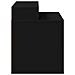 Casa per Gatti Nero 42,5 x 40 x 53,5 cm Legno multistrato - Foto miniatura 6