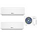 Condizionatore Dual Split 9000/12000 BTU / V5 A+++ / A++ Inverter CLIMA00066 - Foto miniatura 1