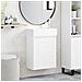 Mobile bagno con rubinetto Bianco 45,5 x 22,5 x 84 cm - Foto miniatura 2
