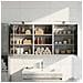 Set di Armadi da Bagno con lo scaffale 3 pcs 126 x 16 x 62.5 cm - Foto miniatura 2