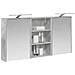 Set di Armadi da Bagno con lo scaffale 3 pcs 126 x 16 x 62.5 cm - Foto miniatura 3