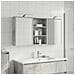 Set di Armadi da Bagno con lo scaffale 3 pcs 126 x 16 x 62.5 cm - Foto miniatura 4