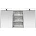 Set di Armadi da Bagno con lo scaffale 3 pcs 126 x 16 x 62.5 cm - Foto miniatura 6