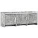 Mobile TV 130 x 33 x 47 cm Grigio Cemento Legno ingegnerizzato - Foto miniatura 1