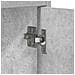 Mobile TV 130 x 33 x 47 cm Grigio Cemento Legno ingegnerizzato - Foto miniatura 8