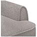 Loveseat con bottoni imbottiti Grigio Chiaro 117 x 67 x 77 cm - Foto miniatura 6