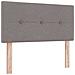 Letto box spring con materasso Tortora 80 x 200 cm Tessuto - Foto miniatura 5