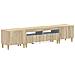 Mobile TV LED a 5 pezzi Rovere Sonoma Legno ingegnerizzato - Foto miniatura 1