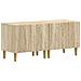 Mobile TV LED a 5 pezzi Rovere Sonoma Legno ingegnerizzato - Foto miniatura 8