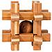 Puzzle di Legno di Bambù Scatola di Griglia - Foto miniatura 1