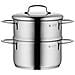 Set Per Cottura A Vapore Acciaio Inox Cromargan 18/10 Ø 16cm H 20cm - Linea Mini - Foto miniatura 1