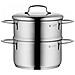 Set Per Cottura A Vapore Acciaio Inox Cromargan 18/10 Ø 16cm H 20cm - Linea Mini - Foto miniatura 5