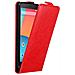 Custodia Compatibile Con Lg Nexus 5 In Rosso Mela - Coperchio Protettivo In Design Flip Con Chiusura Magnetica - Foto miniatura 1