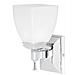Applique Da Parete Per Bagno 1 Luce Cromo Ip44, G9 - Foto miniatura 1