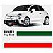 Stripes Strisce Adesive Tricolore Italia Per 500 Abarth - Foto miniatura 6