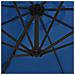 Ombrellone A Sbalzo Con Palo In Acciaio 300 Cm Azzurro - Foto miniatura 2